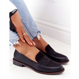 Mocasini dama Sergio Leone Negru 4