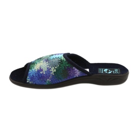 Papuci de damă Adanex 26264 Sweet albastru marin albastru verde 1 Papuci de damă Adanex 26264 Sweet albastru marin albastru verde 1