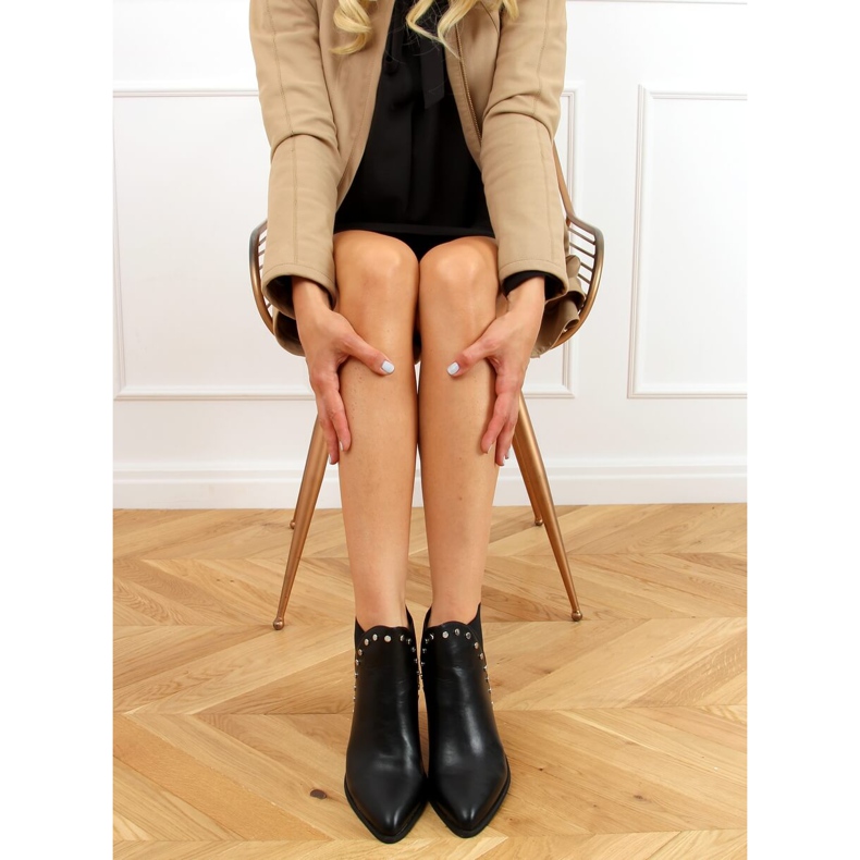 Cizme Chelsea negre pentru femei C753 Negre negru 2