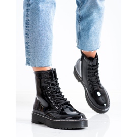 SHELOVET Cizme Muncitoare Negre Cu Blană negru 2