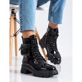 Weide Muncitori lăcuți cu buzunar negru 2