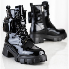 Weide Muncitori lăcuți cu buzunar negru 1