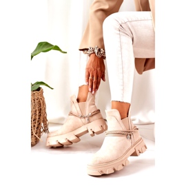 PS1 Cizme calde Cizme Jodhpur Bej Bună idee 2 PS1 Cizme calde Cizme Jodhpur Bej Bună idee 2