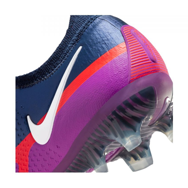 Pantofi de fotbal Nike Phantom GT2 Elite Fg M CZ9890-415 portocaliu, violet, bleumarin violet 1