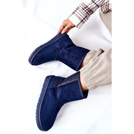 Cizme de zăpadă pentru femei Big Star EE274416 Albastru marin 1