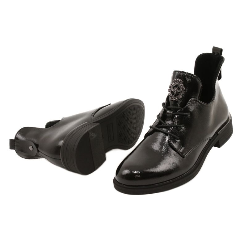 Cizme brevetate Sergio Leone PB262 negru 3 Cizme brevetate Sergio Leone PB262 negru 3