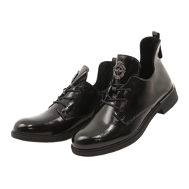 Cizme brevetate Sergio Leone PB262 negru 5 Cizme brevetate Sergio Leone PB262 negru 5