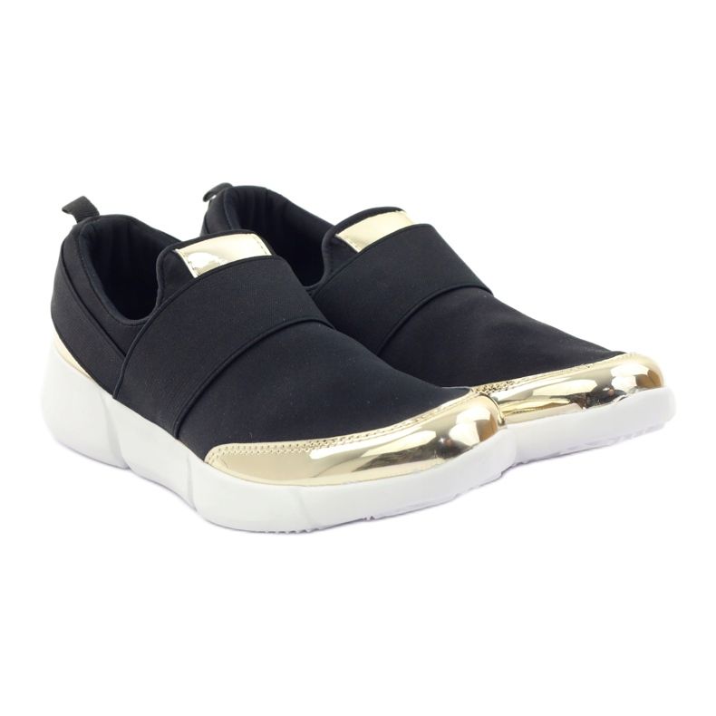 McKey Pantofi sport softshell de aur negru galben 4