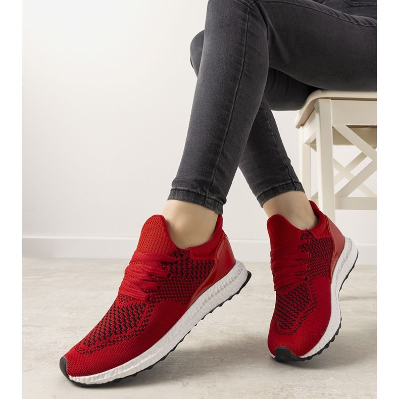 Adidași de sport roșii pentru femei din Thailanda roșu 1 Adidași de sport roșii pentru femei din Thailanda roșu 1