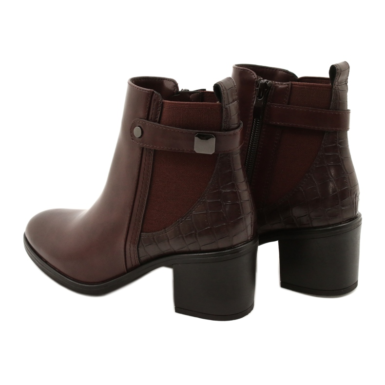 Cizme maro clasice Sergio Leone BT630 4