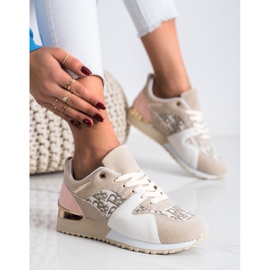 SHELOVET Adidași eleganți bej 1 SHELOVET Adidași eleganți bej 1