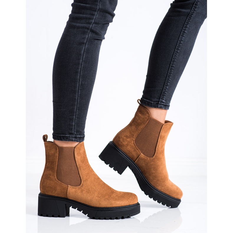 Seastar Cizme Chelsea clasice maro 2