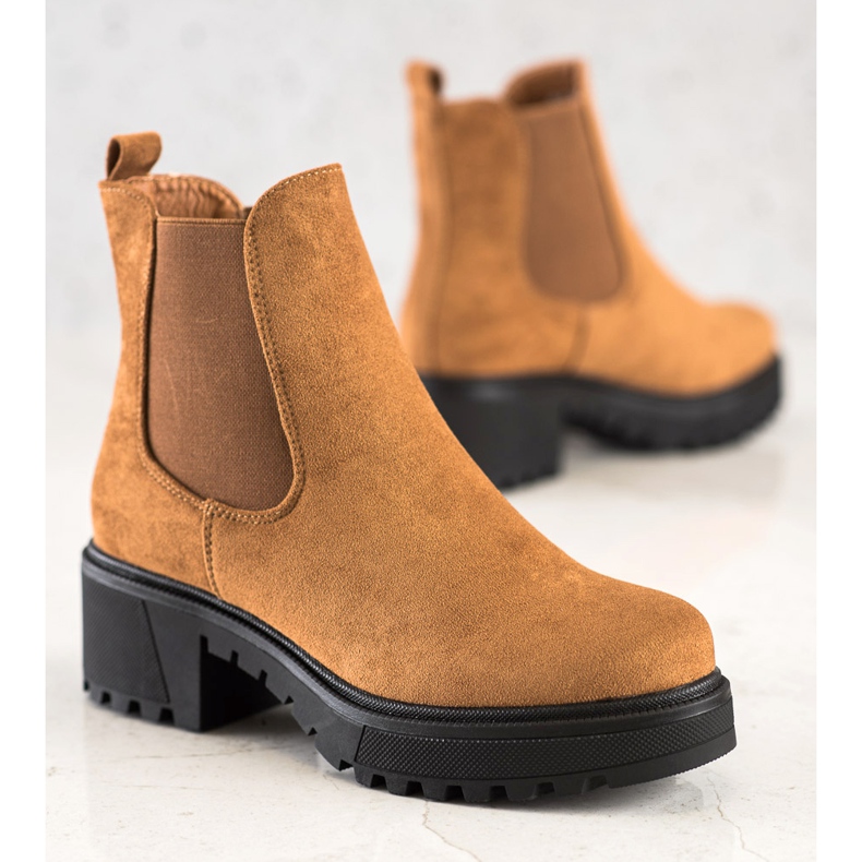 Seastar Cizme Chelsea clasice maro 1