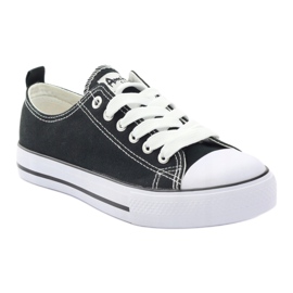 American Club Adidași negri clasici pantofi americani DSLN-01 negru 1 American Club Adidași negri clasici pantofi americani DSLN-01 negru 1