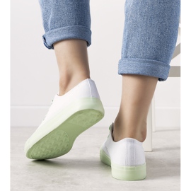 Adidași de damă albi și verzi pentru femei Senor 1