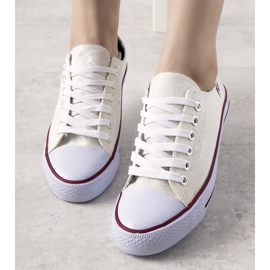 Adidași de oaspeți strălucitori, de culoare crem bej 1