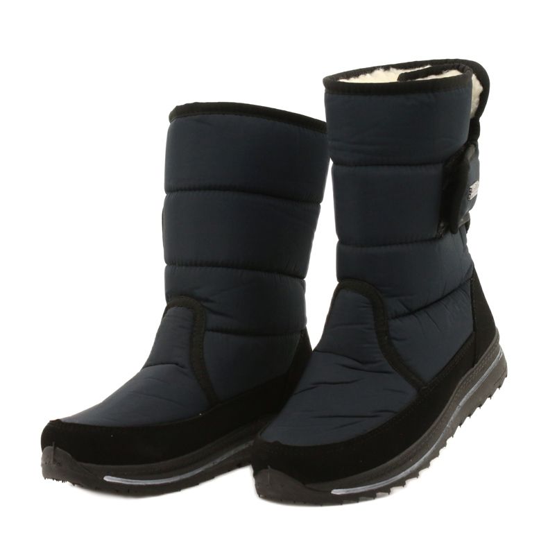 Cizmele sportive pentru femei Progres Progj-21-08 Navy Blue negru 2