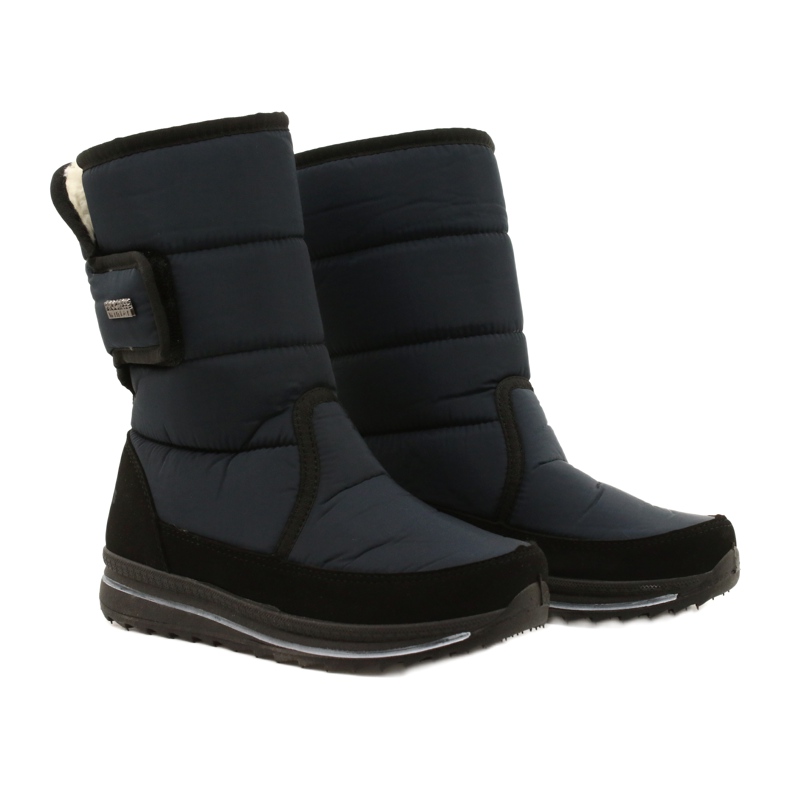 Cizmele sportive pentru femei Progres Progj-21-08 Navy Blue negru 4