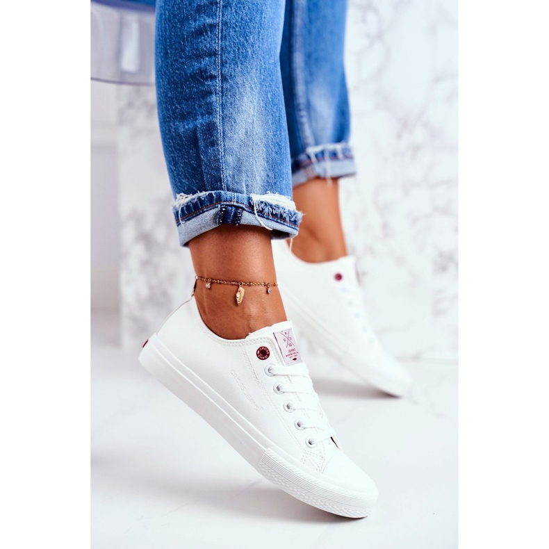 Adidași pentru femei Cross Jeans White DD2R4030C alb 1