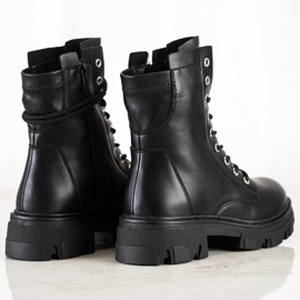 Bestelle Muncitori cu cordon cu piele ecologică negru 1