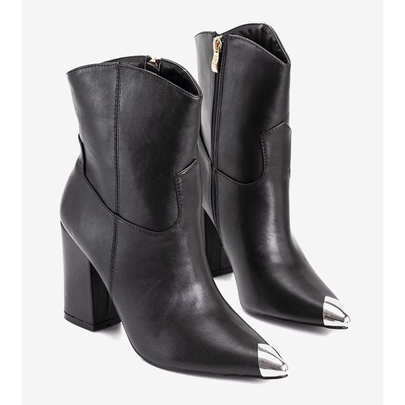 Cizme de cowboy breton negre negru 1