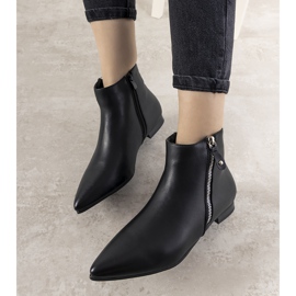 Botine Santanosik negre pentru femei negru 1 Botine Santanosik negre pentru femei negru 1