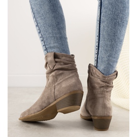 Cizme de vacă Taup pentru femei maro 1