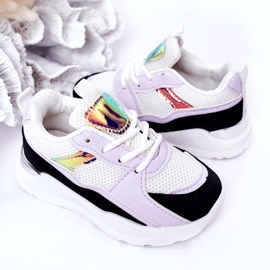 Pantofi sport pentru copii Adidași Negru-Violet Game Time alb 4