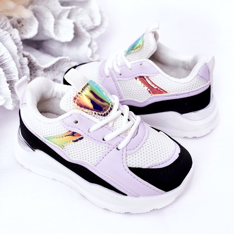 Pantofi sport pentru copii Adidași Negru-Violet Game Time alb 4