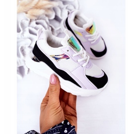 Pantofi sport pentru copii Adidași Negru-Violet Game Time alb 2