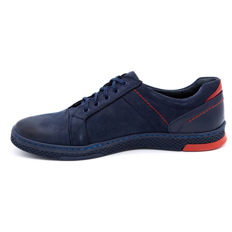 KOMODO Pantofi casual din piele pentru bărbați 883LK bleumarin albastru marin 1 KOMODO Pantofi casual din piele pentru bărbați 883LK bleumarin albastru marin 1