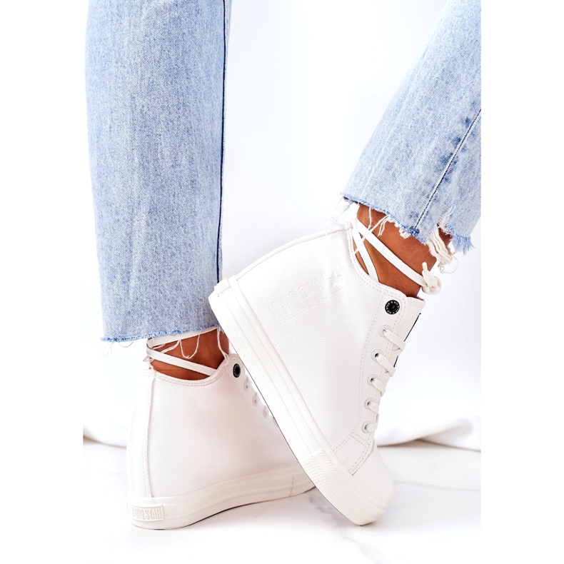 Tenisi din piele Big Star EE274128 Alb 4