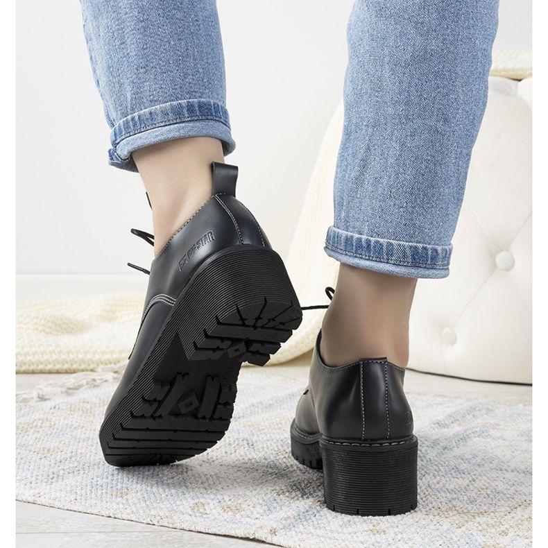 Big Star, pantofi de damă negri Methena negru 1