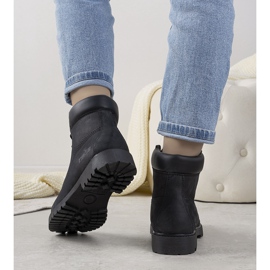 Cizme de drumeție pentru femei Black Big Star Amitee negru 2