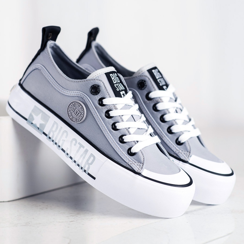 Adidași pentru femei Big Star II274023 gri 1