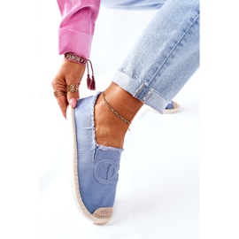 PS1 Espadrile clasice pentru femei albastru 3