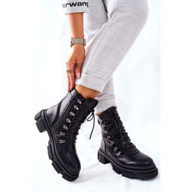 FI1 Cizme de damă negre calde negre perfecte negru 2