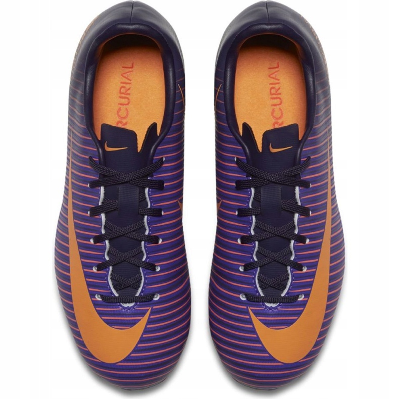 Pantofi de fotbal Nike Mercurial Vapor Xi Fg Jr 831945-585 trandafiri și violete 1