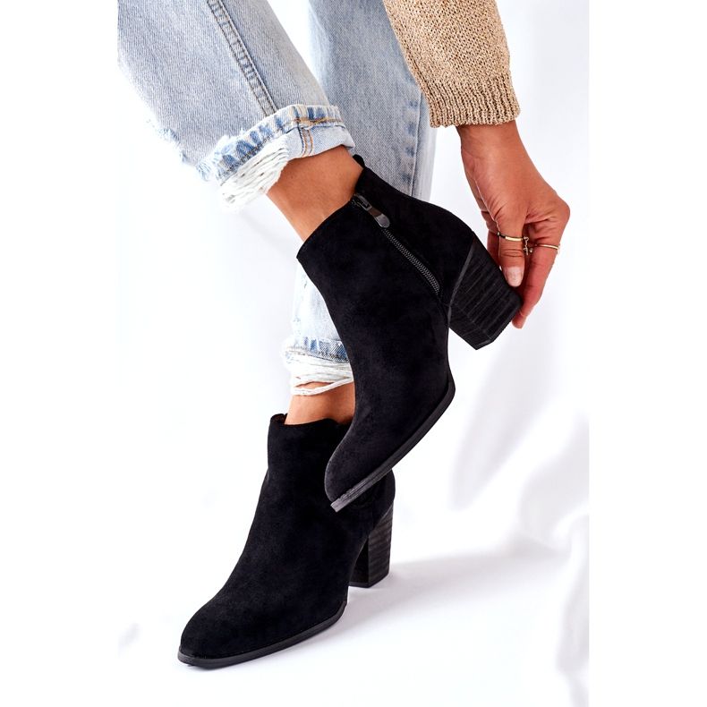 Cizme de damă clasice pentru femei, negre Flashbrook negru 3