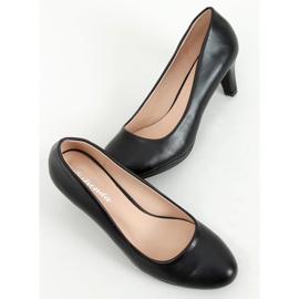 Black Pumps pe platforma neagră KZ599 Black negru 1