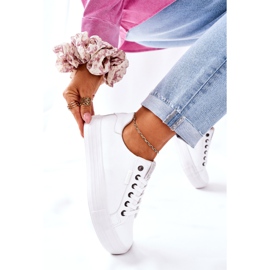 Adidași pentru femei Big Star II274348 Alb 2