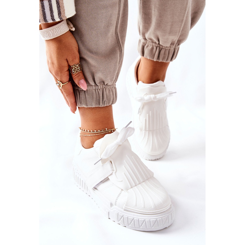 PS1 Încălțăminte sport pentru femei Adidași White Dreams alb 1