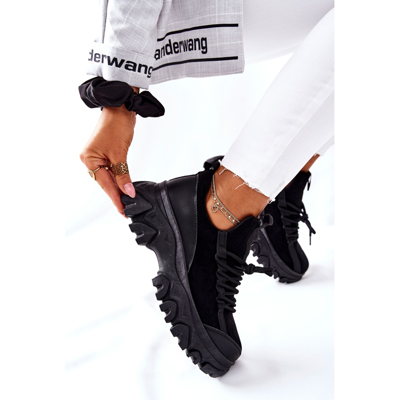 PS1 Încălțăminte sport pentru femei Adidași Milii negri negru 1