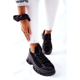 PS1 Încălțăminte sport pentru femei Adidași Milii negri negru 2