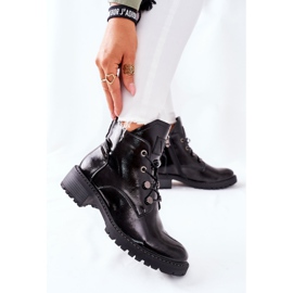 Vinceza Cizme negre lăcuite de la Cloghan negru 2