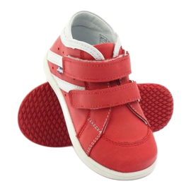 Pantofi din piele Hugotti cu velcro roșu 3 Pantofi din piele Hugotti cu velcro roșu 3