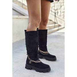 PS1 Cizme înalte pentru femei Black Lagoon negru 2 PS1 Cizme înalte pentru femei Black Lagoon negru 2