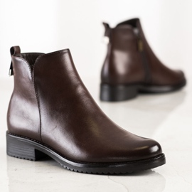 Ghete clasice VINCEZA maro 1