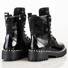 Bestelle Muncitori negri cu perle negru 1