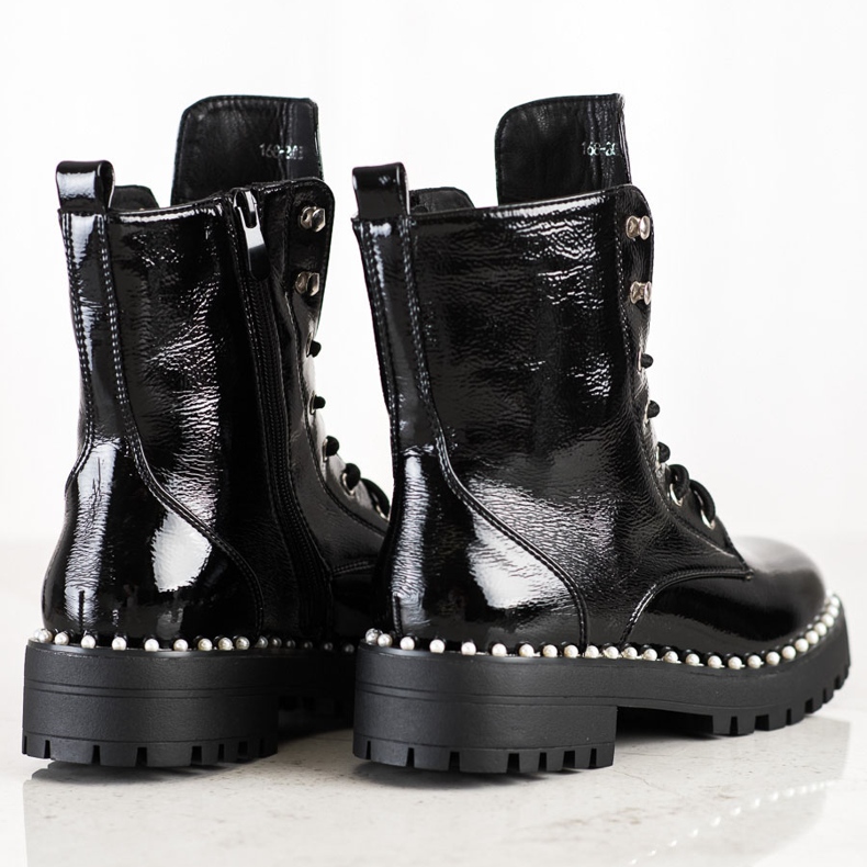 Bestelle Muncitori negri cu perle negru 1